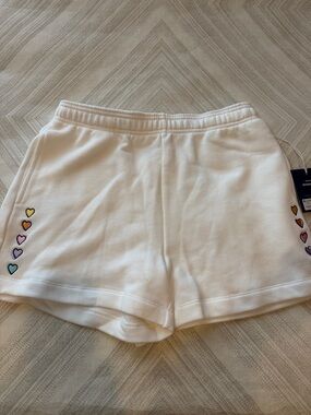 Roller Rabbit x Target Women’s Disco Hearts Multicolor Shorts White Size S NWT